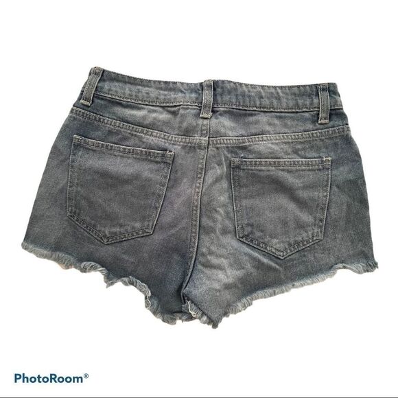 Cello Denim Embroidered Cut-Offs - Medium - Picture 7 of 7